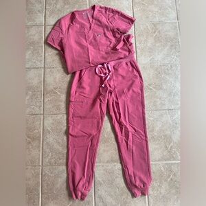 Figs Limited Edition Breast Cancer Scrubs Size Medium Regular - Zamora